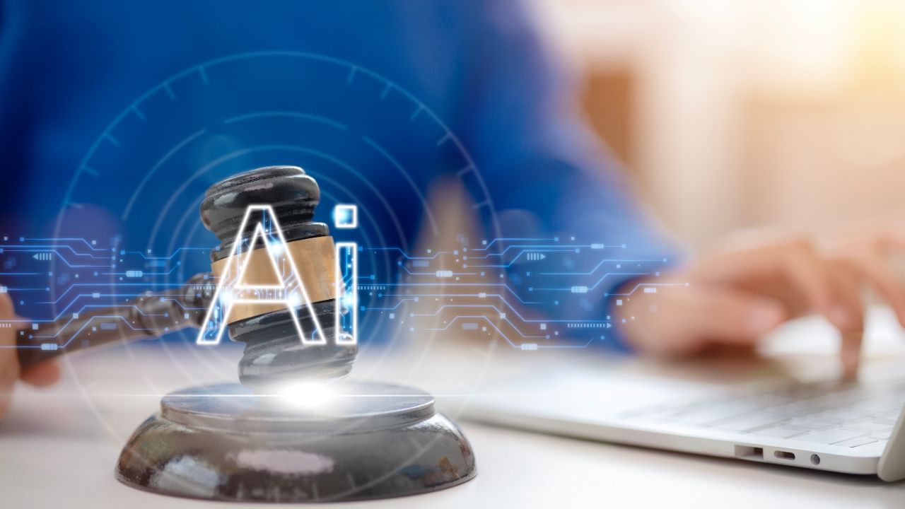 AI act wat word weergegeven op een bureau