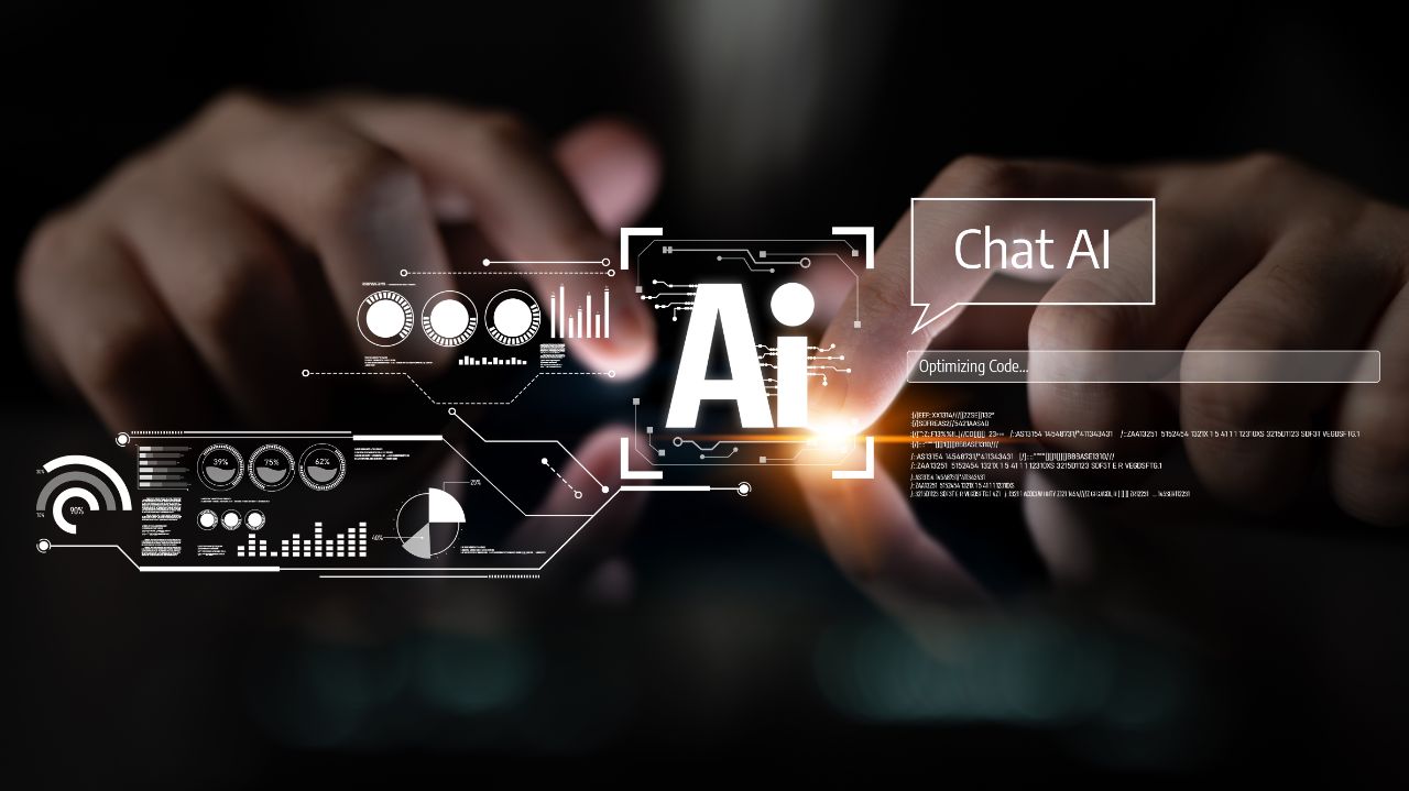ai geletterdheid word getyped op een toetsenword